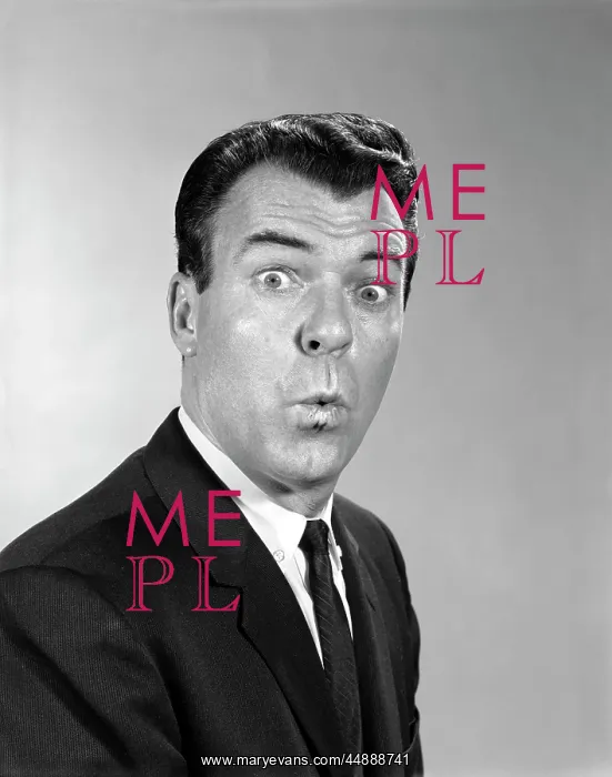: 1960s Man Suit Tie Making Funny : 1960s Man Suit Tie Making Funny