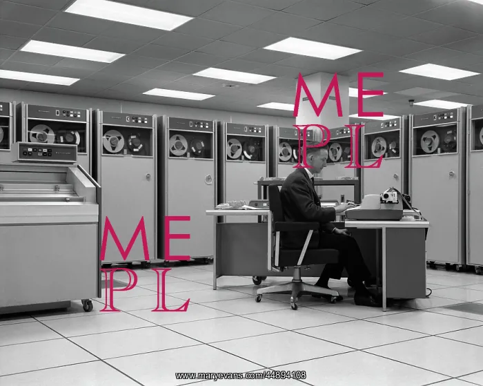 : 1960s MAN TECHNICIAN PROGRAMMING MAINFRAME COMPUTER : 1960s MAN TECHNICIAN PROGRAMMING MAINFRAME COMPUTER