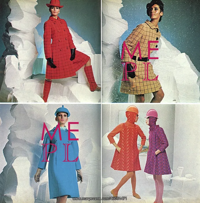 : 1960s Parisian fashions : 1960s Parisian fashions