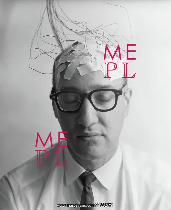 : 1960s Portrait Of Blissful Man : 1960s Portrait Of Blissful Man
