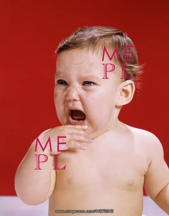  : 1960s Portrait Of Crying Baby