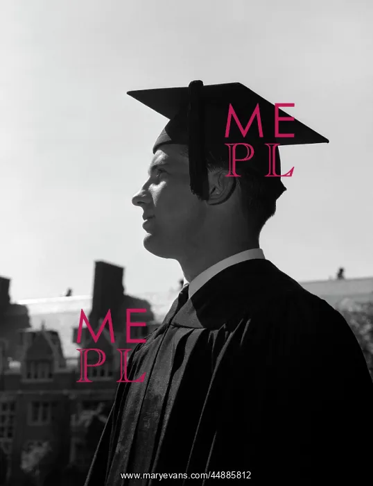  : 1960s Profile Of Male Graduate