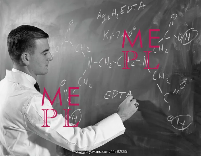  : 1960s Profile Of Scientist Man