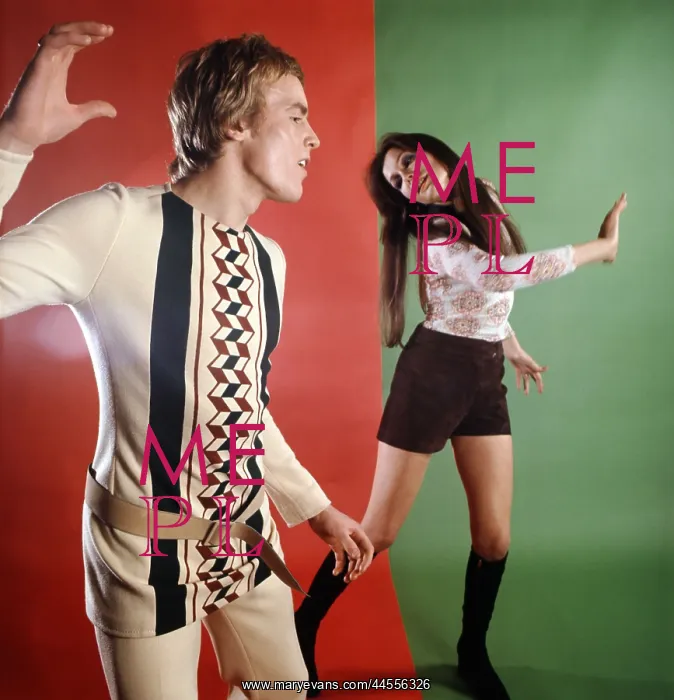 : 1960s Psychedelic Couple : 1960s Psychedelic Couple