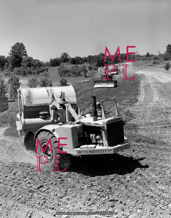  : 1960s Series Of 3 Tractors Plowing