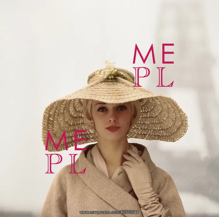 : 1960s straw hat fashion : 1960s straw hat fashion