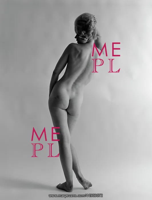  : 1960s Back View Of Nude Blonde
