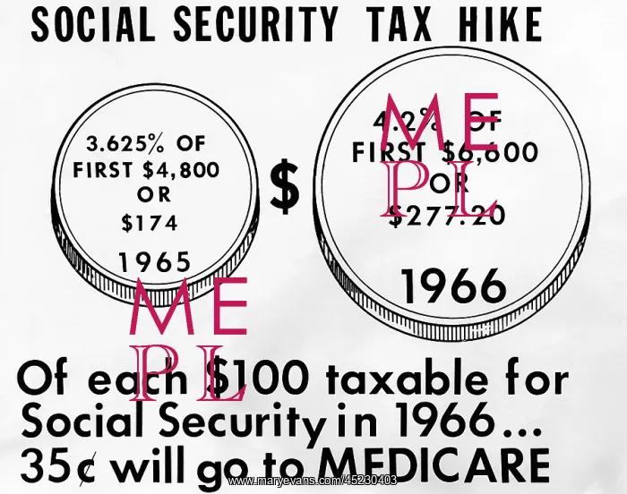 : 1965 Social Security Tax Hike. The increase ? : 1965 Social Security Tax Hike. The increase ?