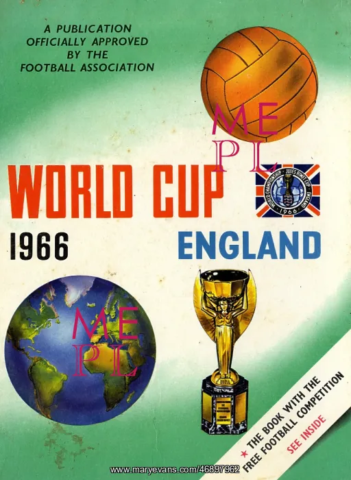 : 1966 World Cup souvenir book : 1966 World Cup souvenir book