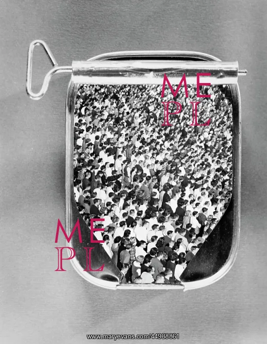  : 1970s Crowd Aerial In Open Sardine