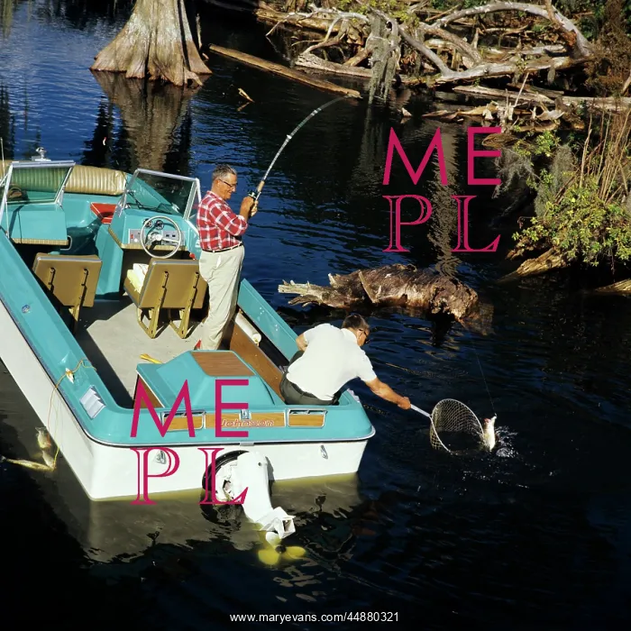 : 1970s Two Elderly Men Fishing : 1970s Two Elderly Men Fishing