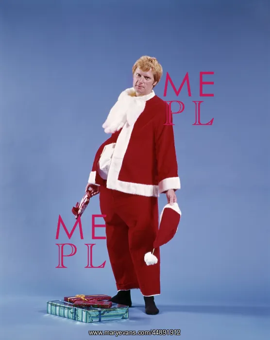 : 1970'S Exhausted Man Father Santa : 1970'S Exhausted Man Father Santa