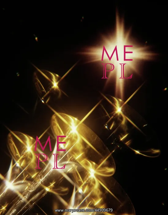 : 1970s Multiple Exposure Of Trumpets And Spotlight All With S : 1970s Multiple Exposure Of Trumpets And Spotlight All With S