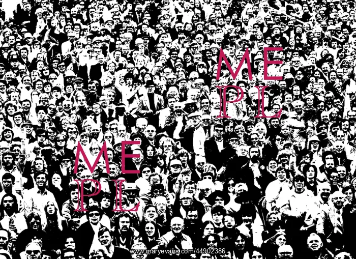 : 1970s posterization of crowd in stadium : 1970s posterization of crowd in stadium