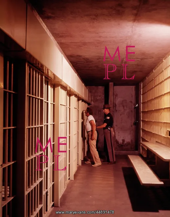 : 1970s PRISON INTERIOR PRISONER ESCORTED TO JAIL : 1970s PRISON INTERIOR PRISONER ESCORTED TO JAIL