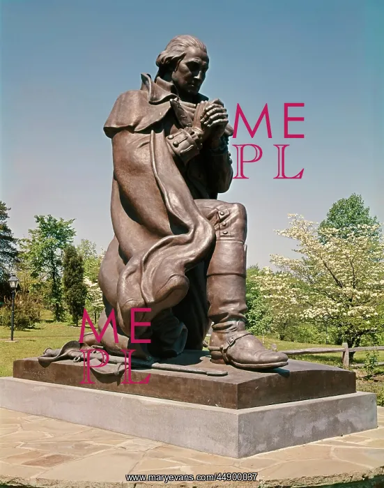 : 1970s Statue Of George Washington