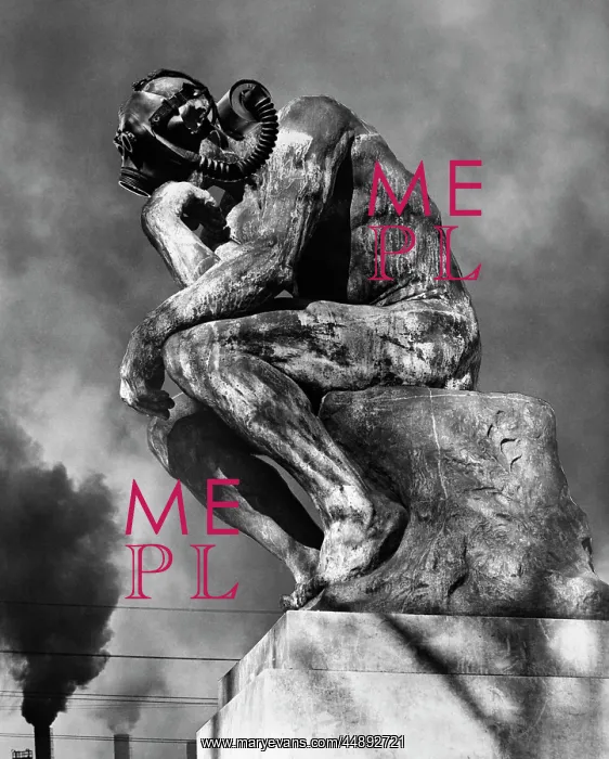  : 1970s Statue Of Rodin'S Thinker