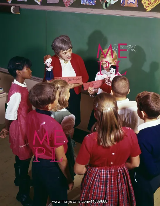 : 1970s Teacher And Student Showing : 1970s Teacher And Student Showing