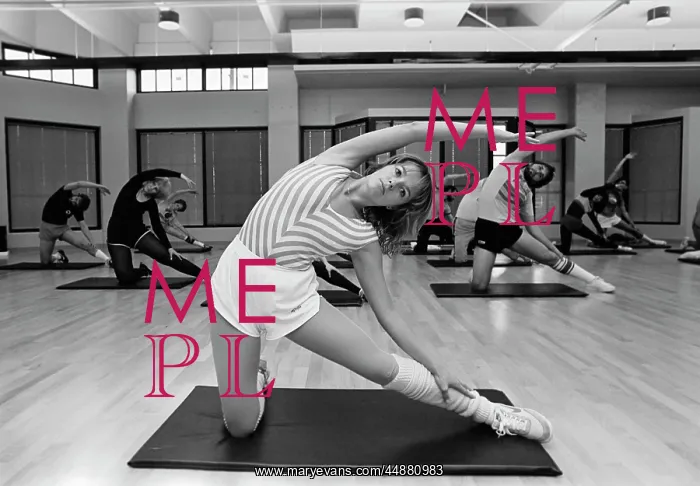 : 1980s Aerobics Class Each Person : 1980s Aerobics Class Each Person