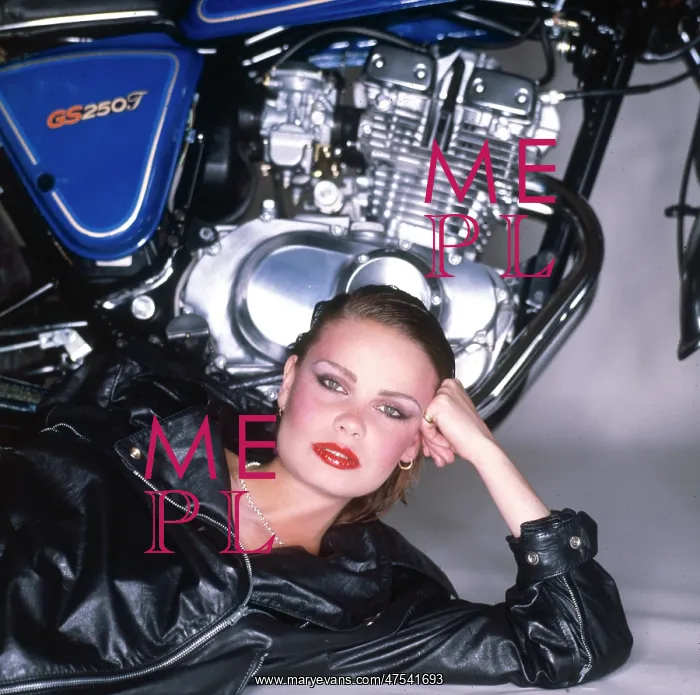 : 1980s biker style : 1980s biker style