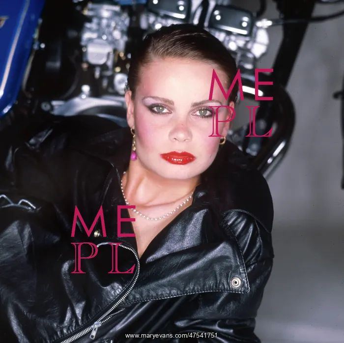 : 1980s biker style : 1980s biker style