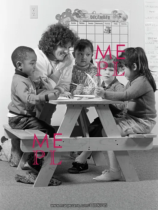  : 1980s Boy Girl Elementary School