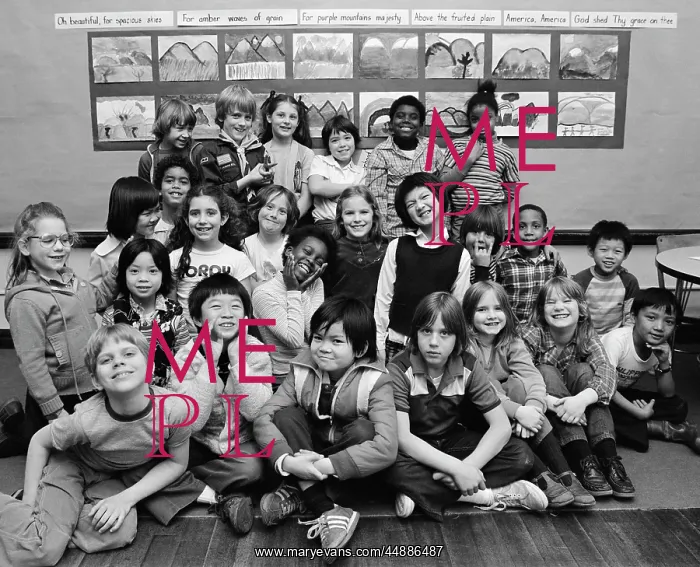 : 1980s Group Portrait Of Grade : 1980s Group Portrait Of Grade