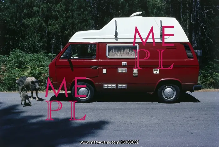 : 1980s VW camper van : 1980s VW camper van