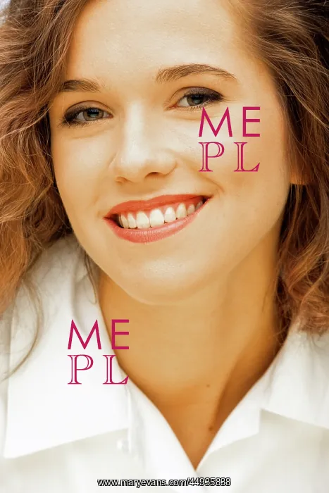 : 1990s Close-up of Woman's Face looking at Camera : 1990s Close-up of Woman's Face looking at Camera