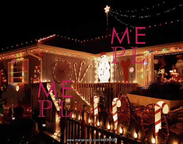 : 1990s ELABORATE CHRISTMAS LIGHTING AND DECORATION : 1990s ELABORATE CHRISTMAS LIGHTING AND DECORATION