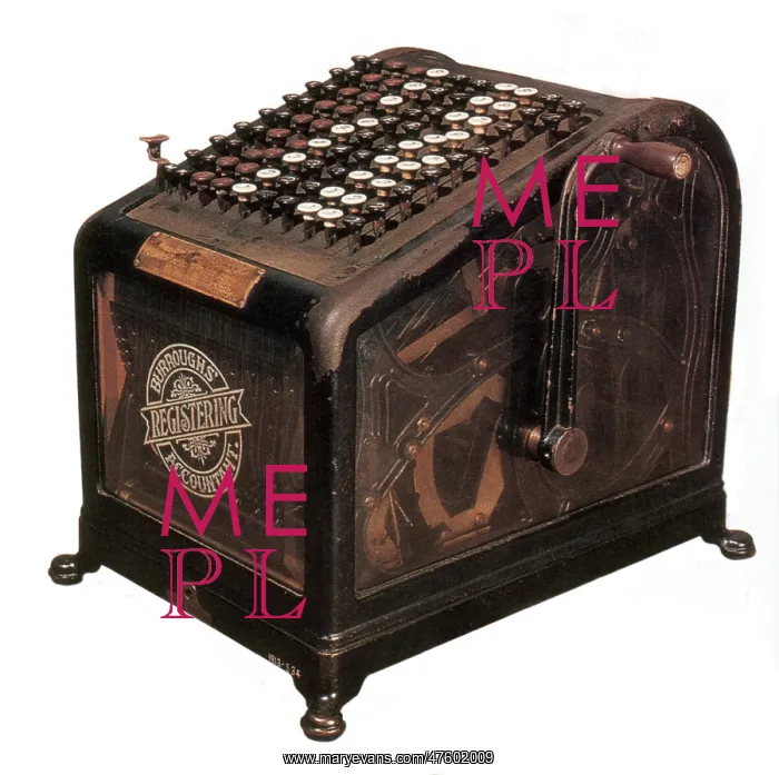 : 19th Century Adding Machine : 19th Century Adding Machine