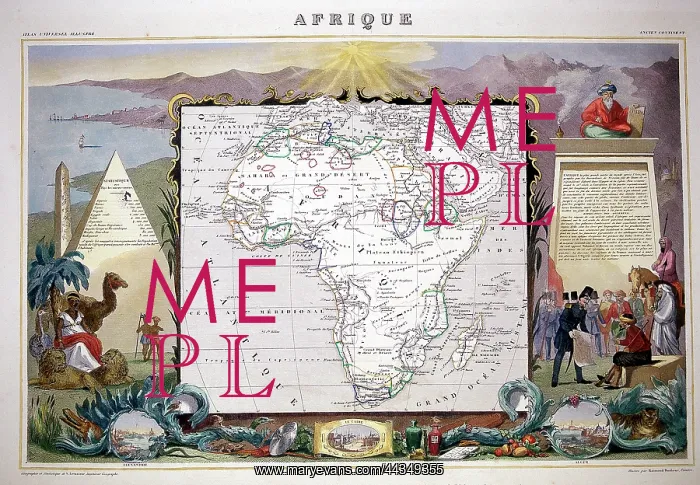  : 19th century Map of Africa