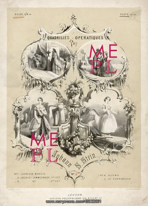 : 19th century opera quadrilles : 19th century opera quadrilles