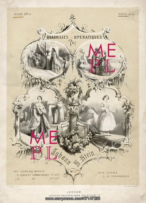 : 19th century opera quadrilles : 19th century opera quadrilles