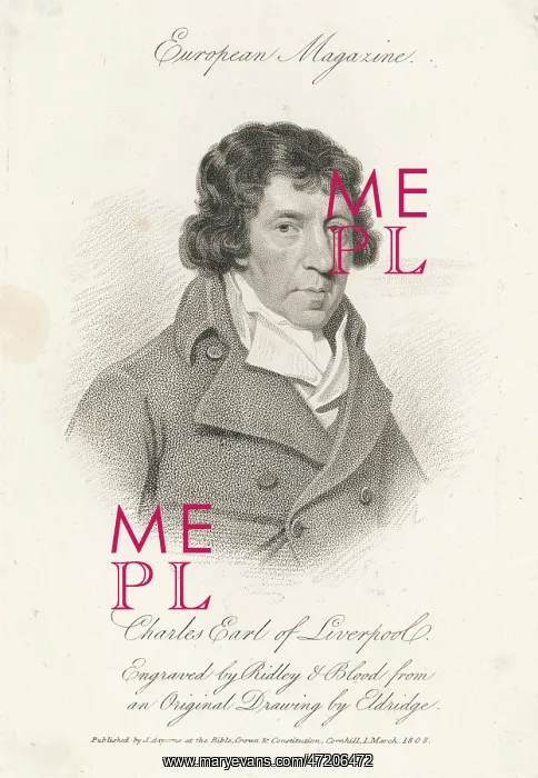 : 1ST EARL OF LIVERPOOL : 1ST EARL OF LIVERPOOL