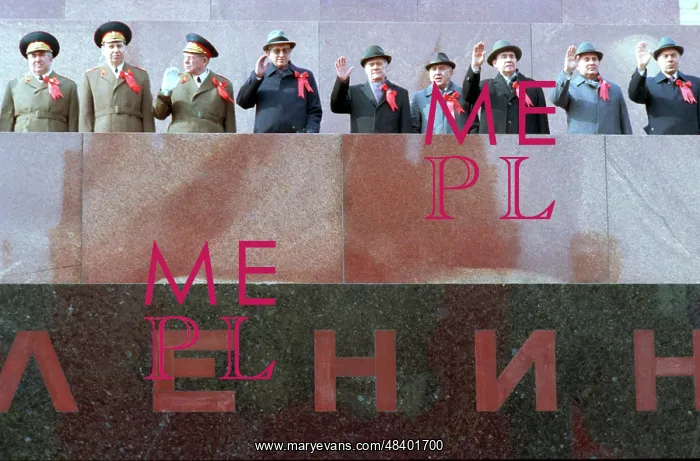 : 1st of May demonstration in Moscow's Red Square, 1983 : 1st of May demonstration in Moscow's Red Square, 1983