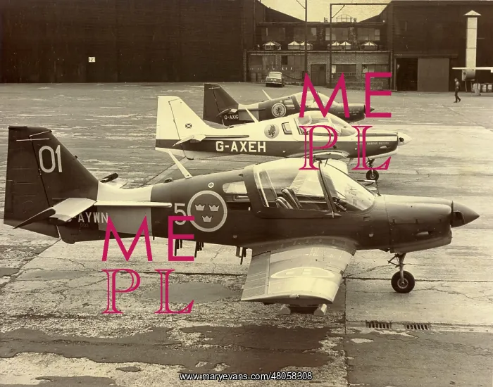 : 1st two prototypes of the Scottish Aviation Bulldog : 1st two prototypes of the Scottish Aviation Bulldog