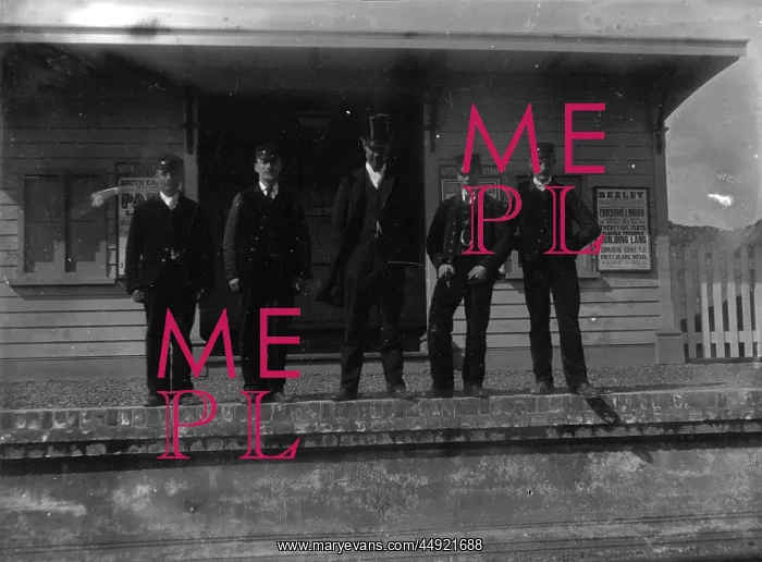 : 1st staff Bexleyheath station. Mr Bower, Station master : 1st staff Bexleyheath station. Mr Bower, Station master