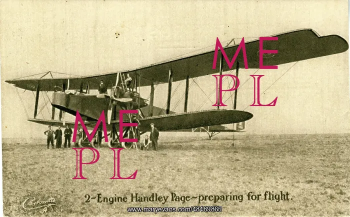  : 2-Engine Handly Paige Biplane, England