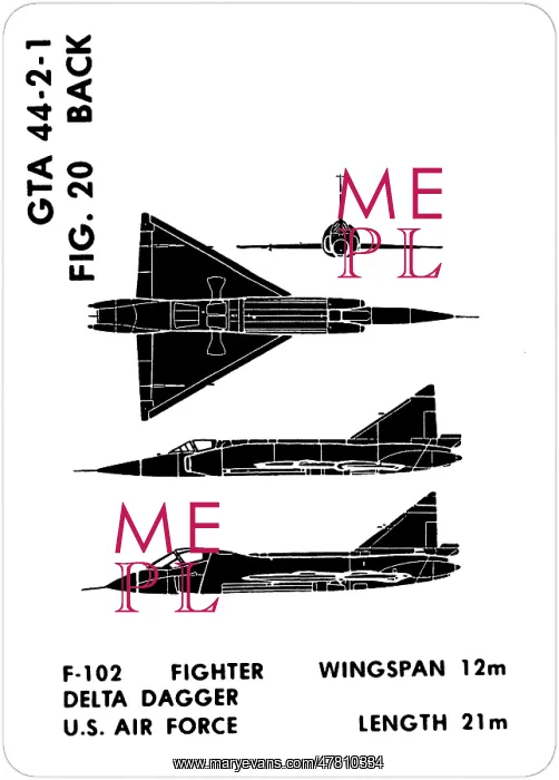 : 20 a F-102 Delta Dagger : 20 a F-102 Delta Dagger