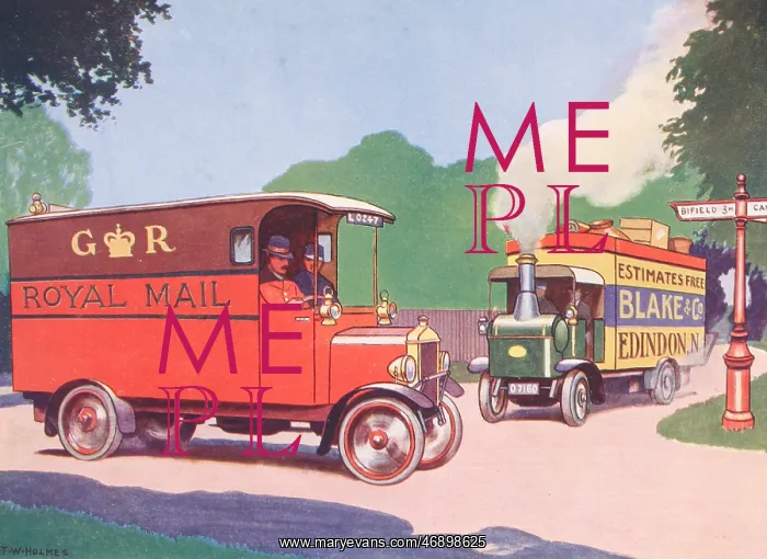 : 20s, children's book, colour illustration, transport : 20s, children's book, colour illustration, transport