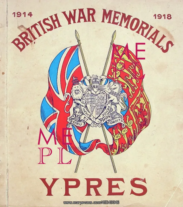 : 24 British War Memorial photographs : 24 British War Memorial photographs