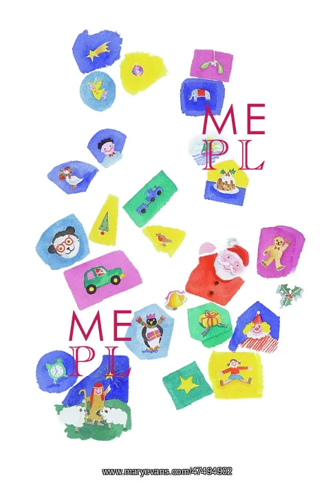 : 24 small images for Advent calendar windows : 24 small images for Advent calendar windows