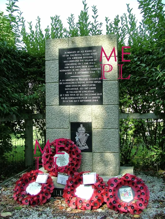 : 2nd Bn Royal Ulster Rifles Memorial, Cambes-en-Plaine : 2nd Bn Royal Ulster Rifles Memorial, Cambes-en-Plaine