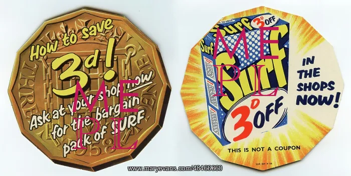 : 3d off Surf Washing Powder, advertising flyer : 3d off Surf Washing Powder, advertising flyer