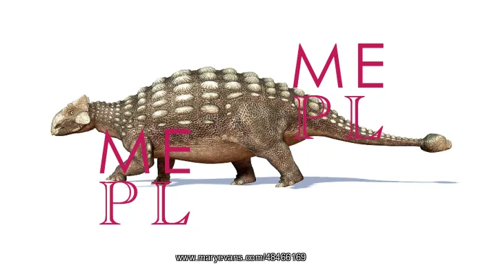 : 3D rendering of an Ankylosaurus dinosaur : 3D rendering of an Ankylosaurus dinosaur