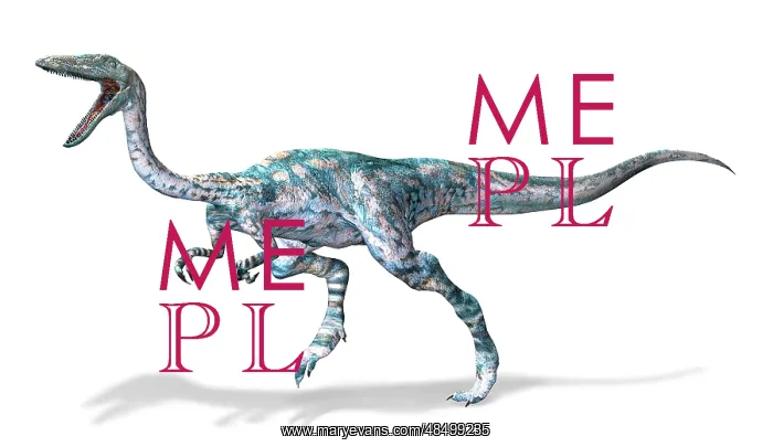 : 3D rendering of a Coelophysis dinosaur : 3D rendering of a Coelophysis dinosaur