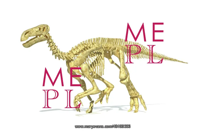 : 3D rendering of an Iguanodon dinosaur skeleton : 3D rendering of an Iguanodon dinosaur skeleton