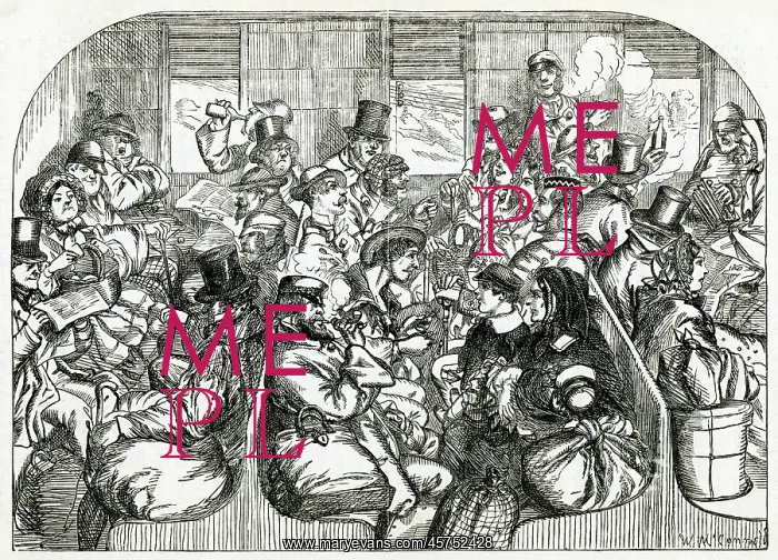 : 3rd Class Carriage - 1862 : 3rd Class Carriage - 1862