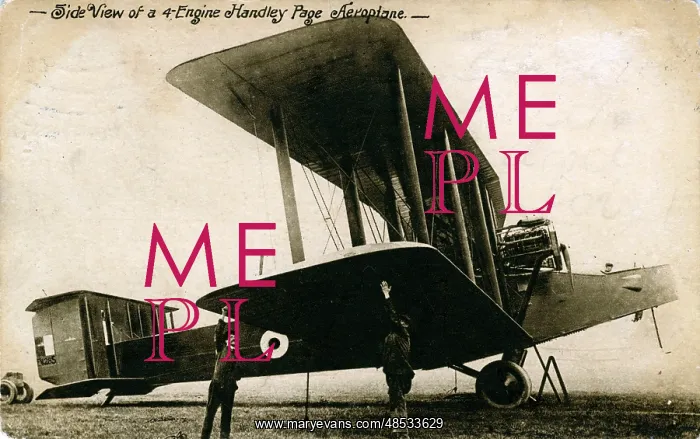  : 4-Engine Handly Paige Biplane, England